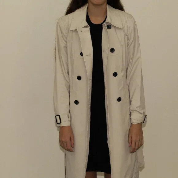 Ann Taylor LOFT Trench Coat with lining shell - Picture 9 of 10